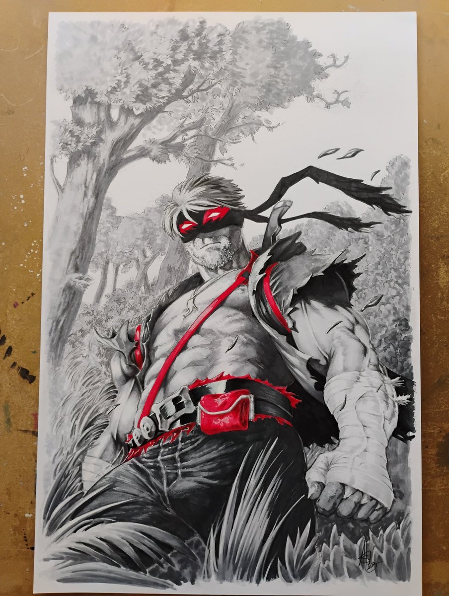 pencil4life's tweet image. Here&apos;s my finished piece in honor of Final Boss by @TylerKirkhamArt . His book hits the shelves Nov 19.
@imagecomics
#finalboss