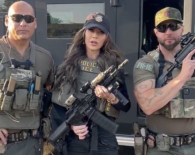 Kristi Noem announced she’ll have ICE agents at the Super Bowl to round up illegals, speaking Puerto Rican, during the Bad Bunny halftime show.