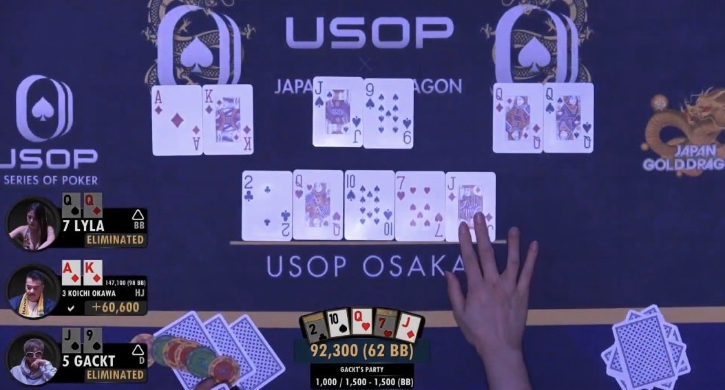 t_hkhhh's tweet image. GACKT様が楽しそうで何よりでした

#USOP
#GACKT
#welcometoUSOP