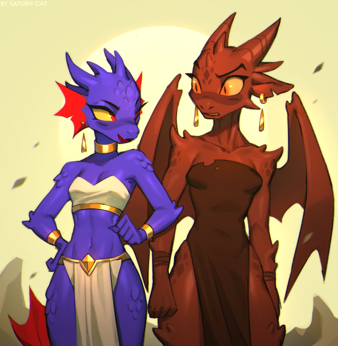 "Aww. You're still wearing the earrings I gave you!"
#art #ArtistOnTwitter