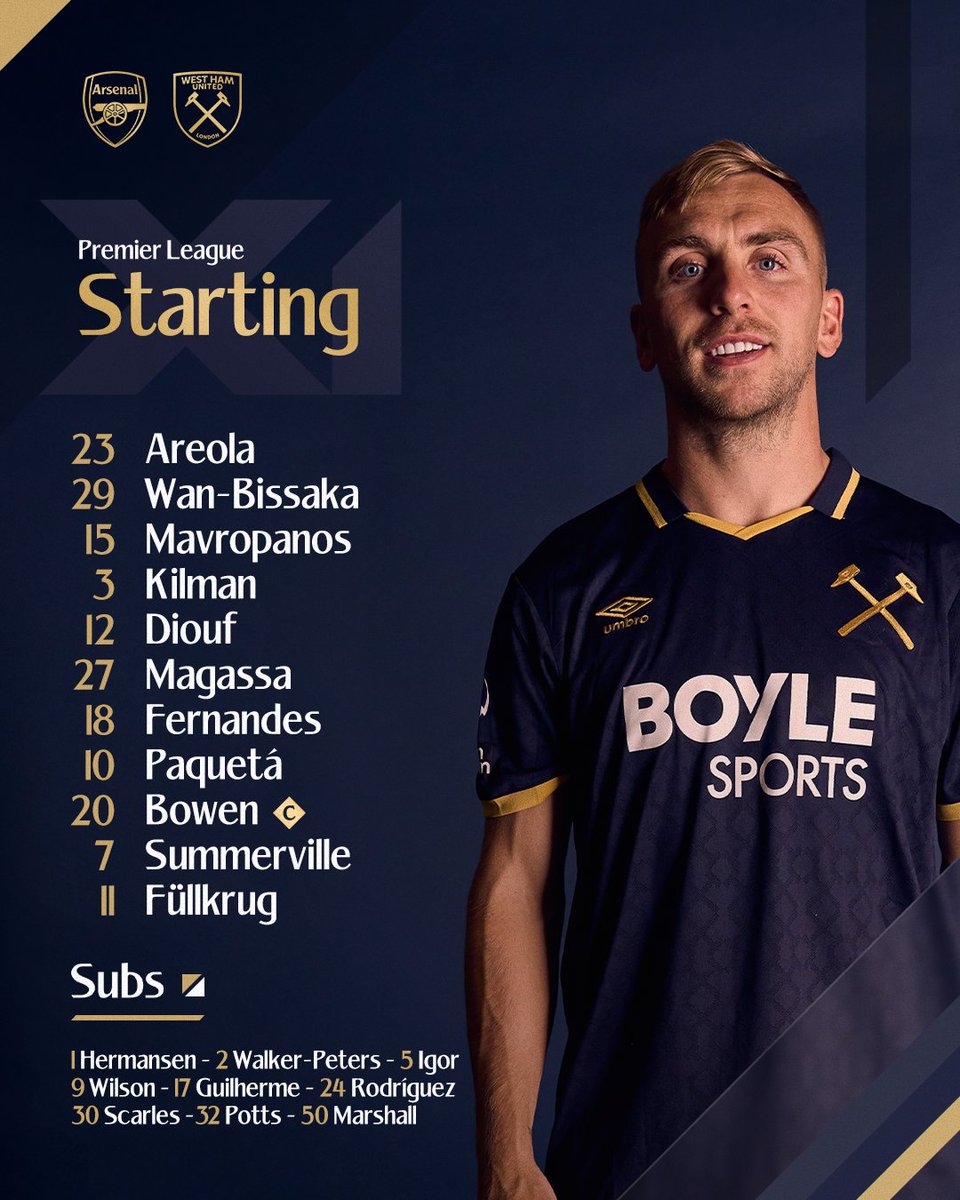 978KazoFM's tweet image. Arsenal Vs West Ham UTD

Eze and Ordegaard start the same match for the first time.

What&apos;s your prediction?
#AkatimbaLive | #Cuthbert | #Kafu