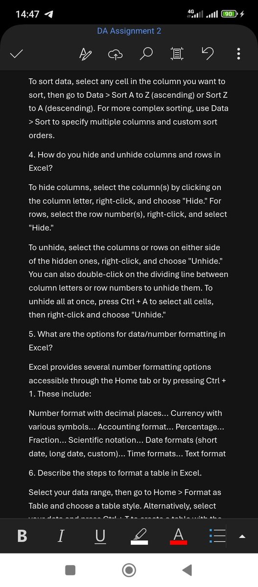 Princewill_H's tweet image. My Excel assignment with @PercorsoTech! Learned so much about data manipulation, filtering, conditional formatting, and data validation. Thank you @ProsperoApril and @PamellaIshiwu for the great instruction. Excited to keep building these skills!
#PercorsoTech #DataAnalytics