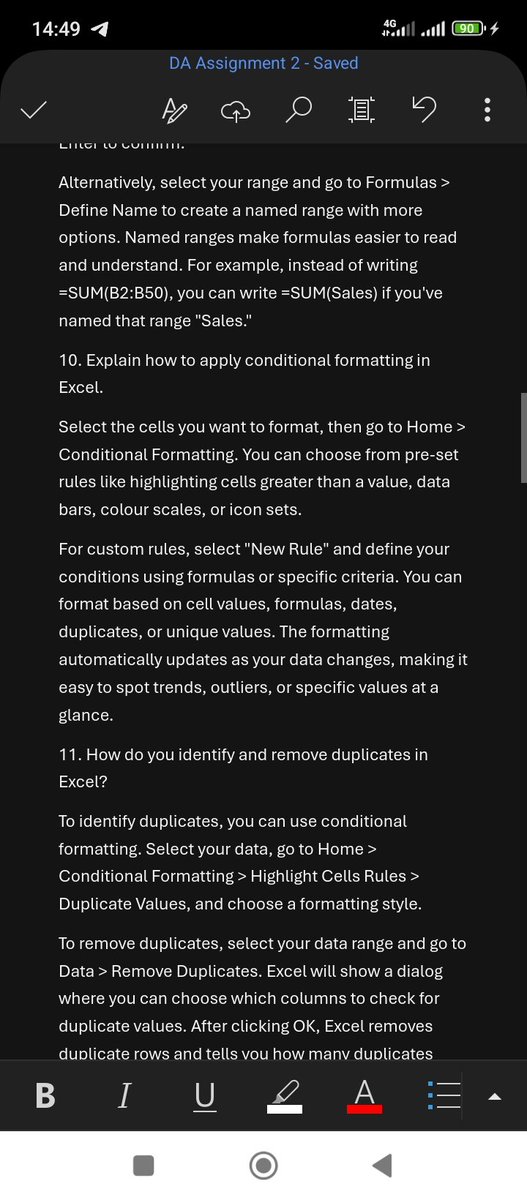 Princewill_H's tweet image. My Excel assignment with @PercorsoTech! Learned so much about data manipulation, filtering, conditional formatting, and data validation. Thank you @ProsperoApril and @PamellaIshiwu for the great instruction. Excited to keep building these skills!
#PercorsoTech #DataAnalytics