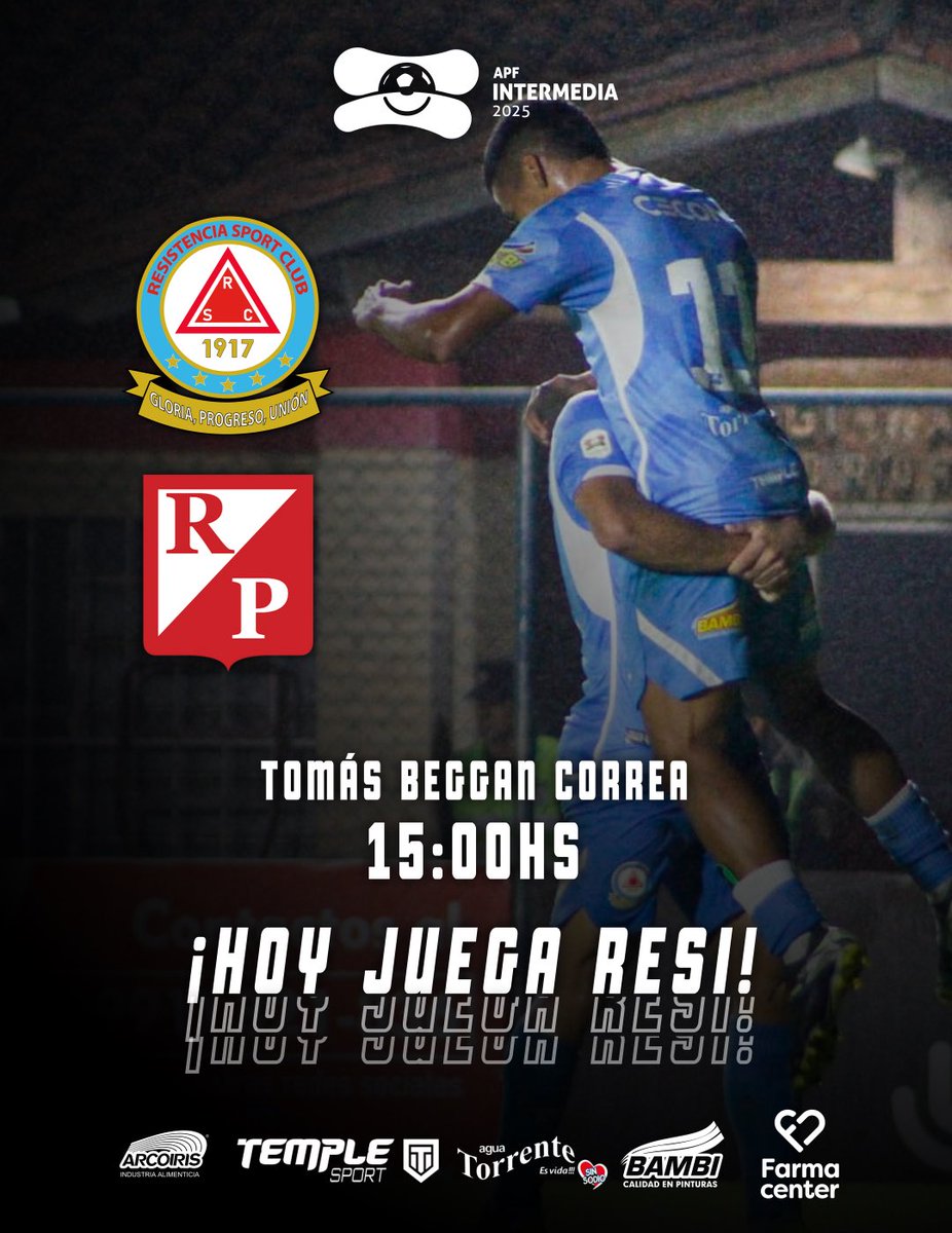 Cerramos la temporada 2025 jugando en casa y con nuestro público 💪🏻🙌🏻

#VamosResi🔺💙