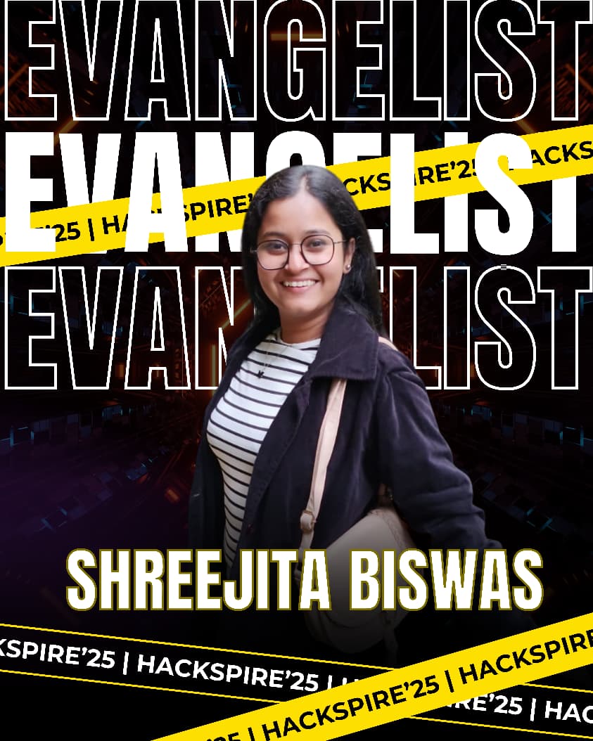 ShreejitaBiswas's tweet image. Thrilled to be joining HackSpire’25 🚀 as an Evangelist with ACM FIEM!
 This is more than a hackathon — it’s a launchpad for innovation, collaboration, and game-changing ideas that empower creators, dreamers, and problem-solvers. 💡
#HackSpire25 #acmfiem  @acmfiem
