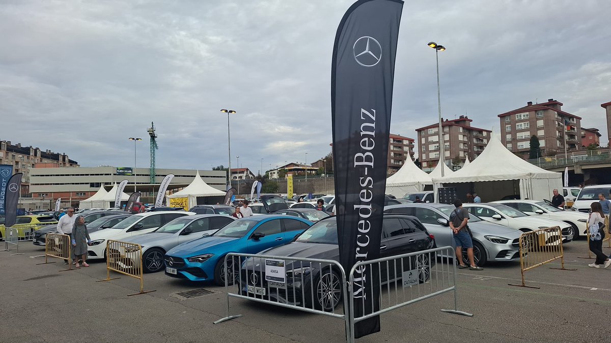 grupoadarsa's tweet image. 🚗 Estamos en la Feria de Vehículos de Ocasión de Cantabria
📍 Mercado Nacional de Ganados
📅 Hasta el 5 de octubre

👉 ¡Ven a vernos y encuentra tu próximo coche! #Torrelavega #MercedesBenz #Adarsa