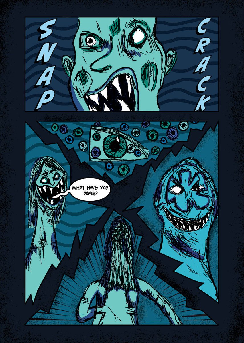 olicassso's tweet photo. more pages on my comic for my final project of university, "A nightmare in wonderland"

#dc #comics #comicsillustration #comicdrawing #horrorcomic https://t.co/x6Bmu1ladD