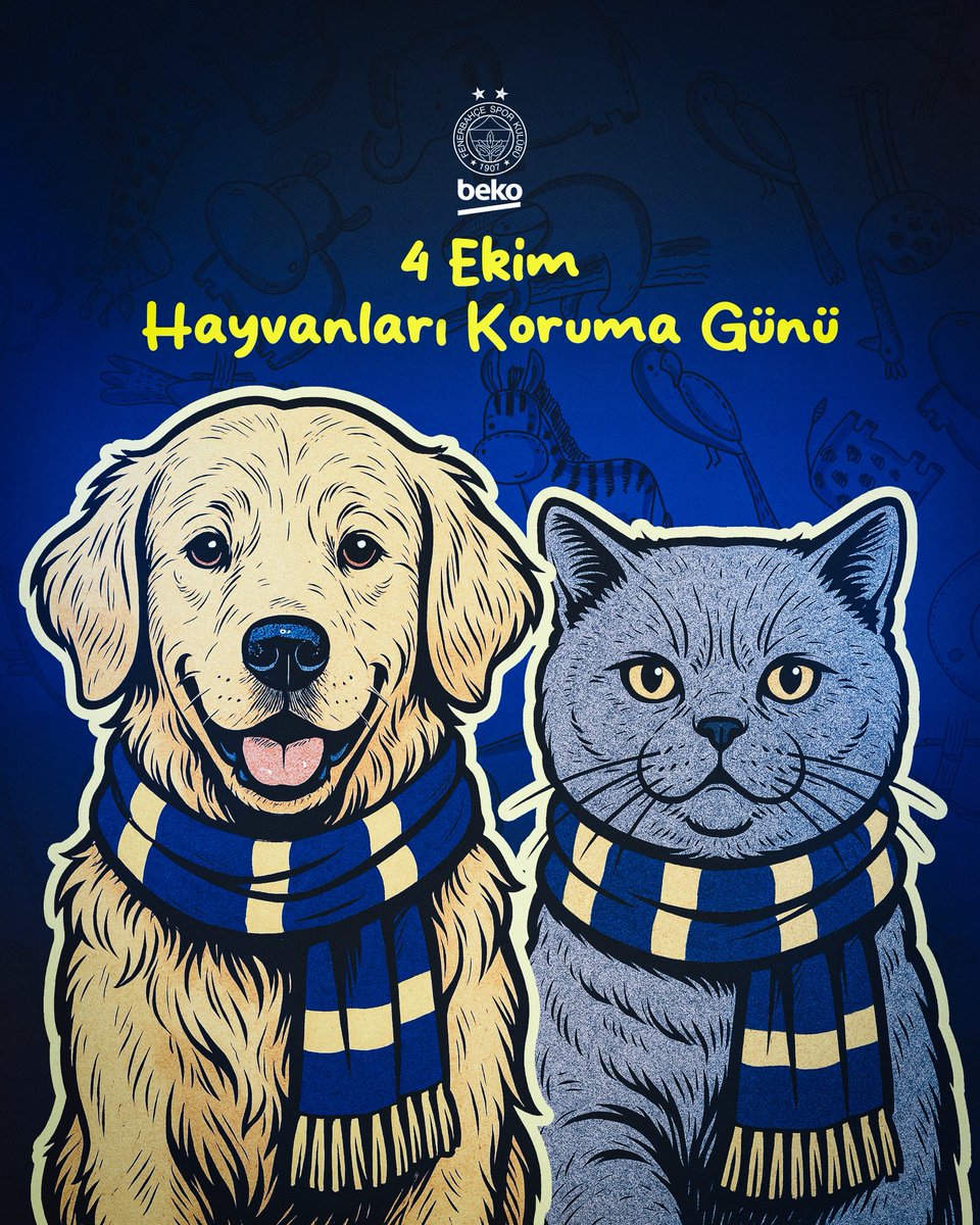 Bugün 4 Ekim, Dünya Hayvanları Koruma Günü. 🐾

Sessiz dostlarımızın yanında olalım; yaşam haklarını koruyalım, daha iyi koşullarda beslenip barınmalarını hep birlikte sağlayalım.