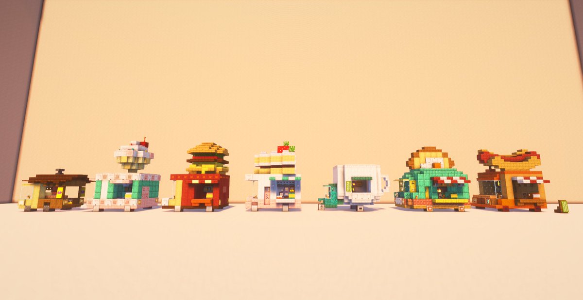 YuurooMinecraft's tweet image. 「Food Truck park」
🍠🍦🍔🍰☕🥪🌭
wip
#Minecraft #yuuroo鯖 #ゆめの本棚
x.com/YuurooMinecraf…