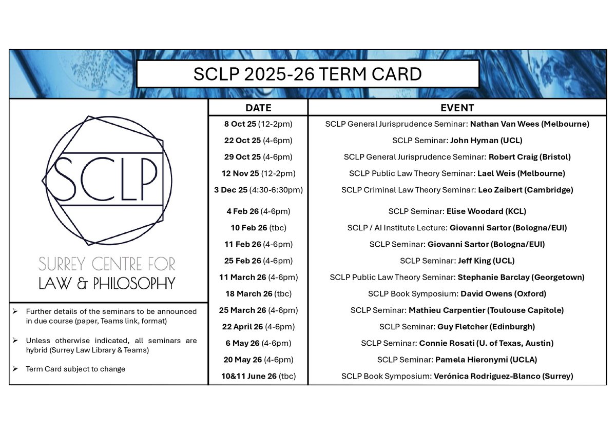 SurreyLaw&Philosophy tweet media