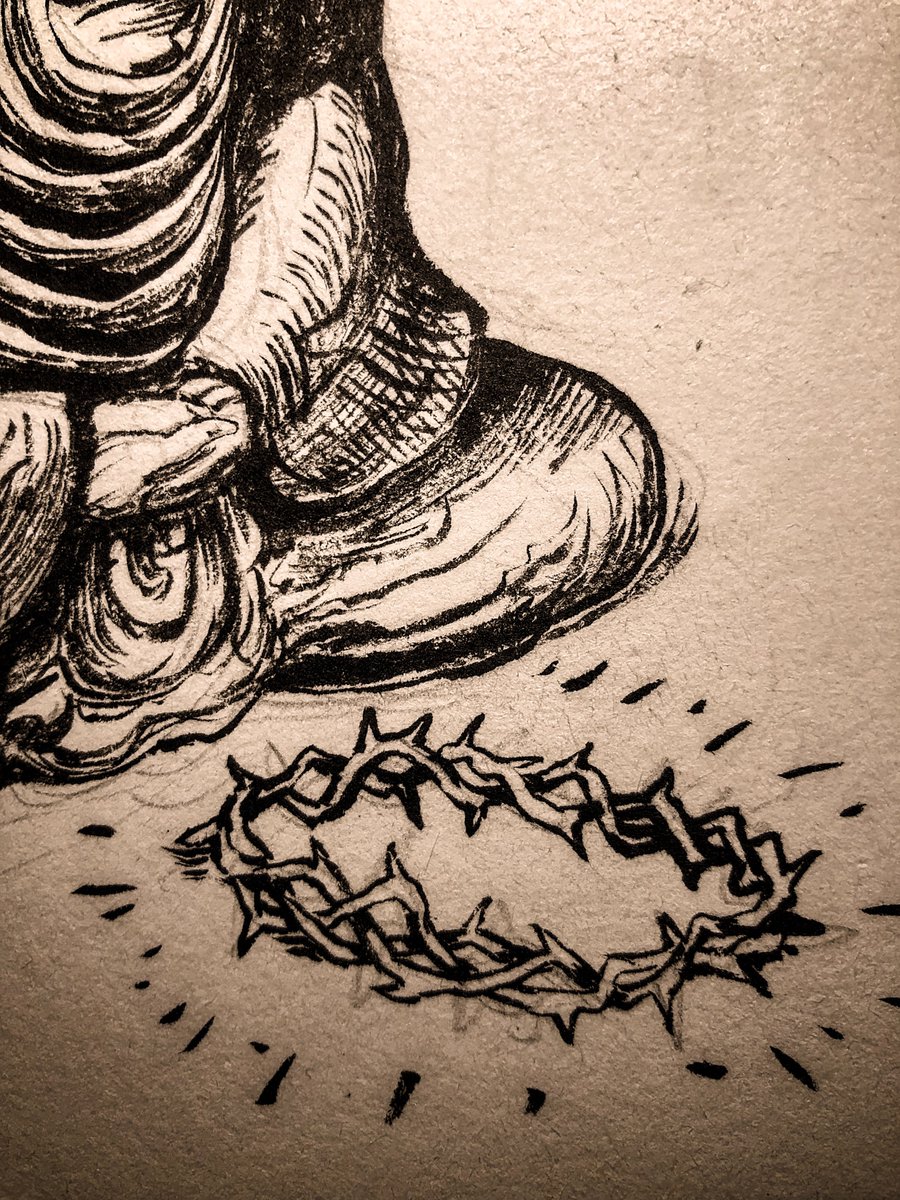 nwari_art's tweet photo. Day 3: Crown x Chrysanthemum
Crowning Blossom
#Inktober2025 #Plantober2025 #InktoberDay3 https://t.co/n3b1yr4wF3