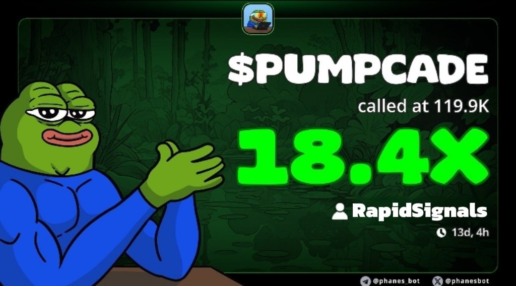 MFiexpert's tweet image. 💥 #PUMPCADE just smashed 18X! 💥💥

They called it a rug...
We called it alpha — and we printed hard 🧠💰

⚡️Don’t wait for proof — be early next time.
📲 Join the run: t.me/MFiextpert 

Ca: Eg2ymQ2aQqjMcibnmTt8erC6Tvk9PVpJZCxvVPJz2agu

#Crypto #Solana #DOGE #Zeudiners