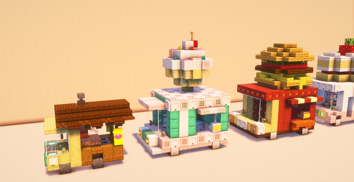 YuurooMinecraft's tweet image. 「Food Truck park」
🍠🍦🍔🍰☕🥪🌭
wip
#Minecraft #yuuroo鯖 #ゆめの本棚
x.com/YuurooMinecraf…