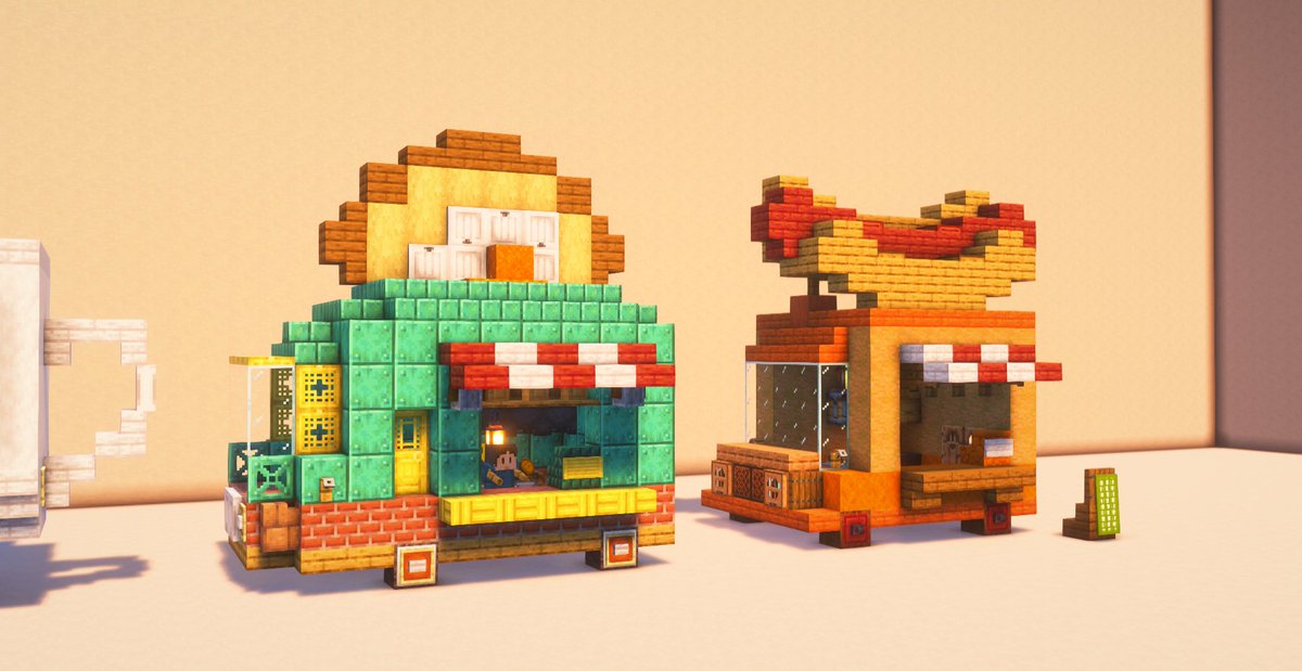 YuurooMinecraft's tweet image. 「Food Truck park」
🍠🍦🍔🍰☕🥪🌭
wip
#Minecraft #yuuroo鯖 #ゆめの本棚
x.com/YuurooMinecraf…