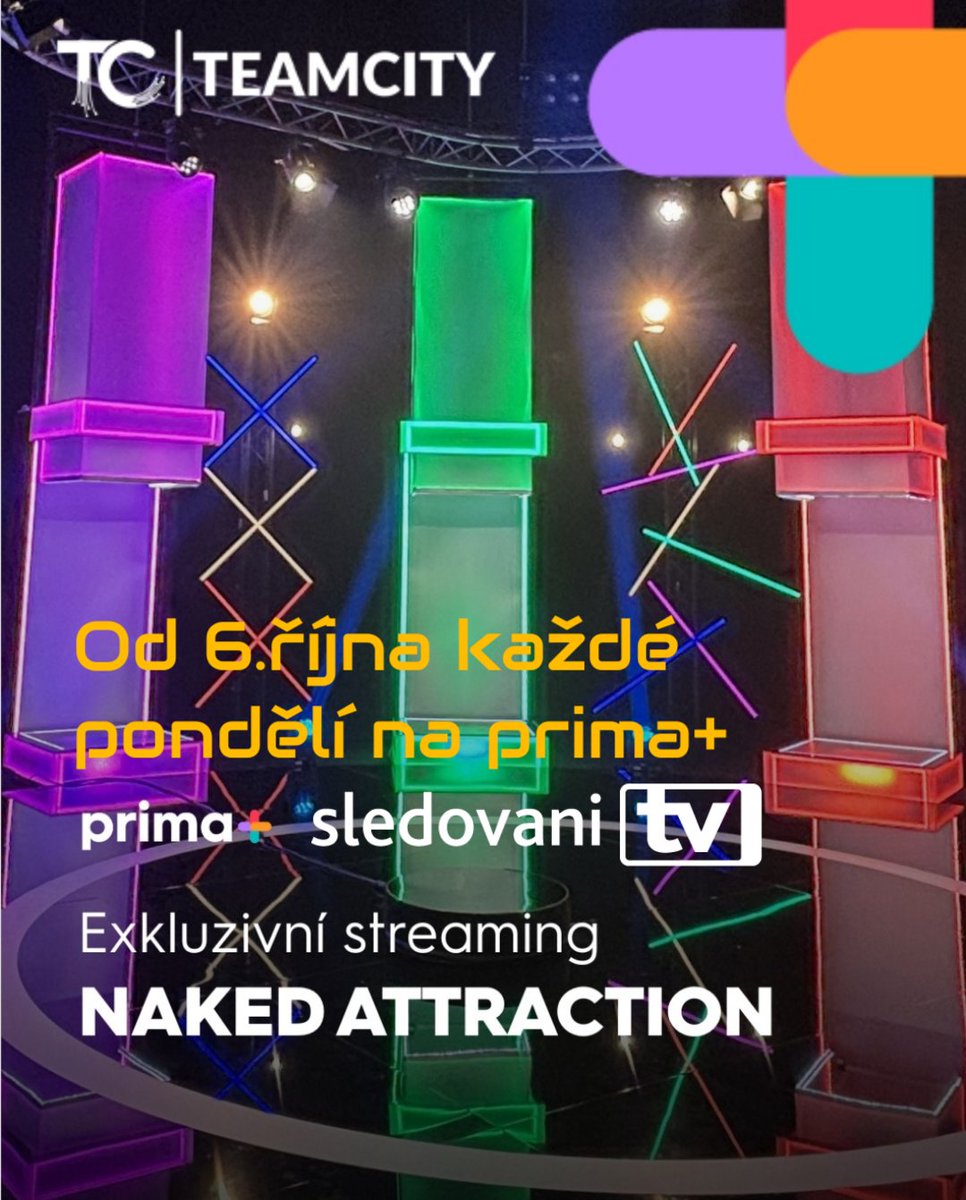 TeamCityCZ's tweet image. Exkluzivní stream reality show Naked Attraction Česko &amp;amp; Slovensko, kde se láska hledá úplně bez obalu .
Sledujte v předpremiéře každé pondělí od 6. října na prima+, o dva dny dříve než v TV!

teamcity.cz/televize/

#NakedAttraction #seznamka #primaPlus #SledovaniTV #realityshow