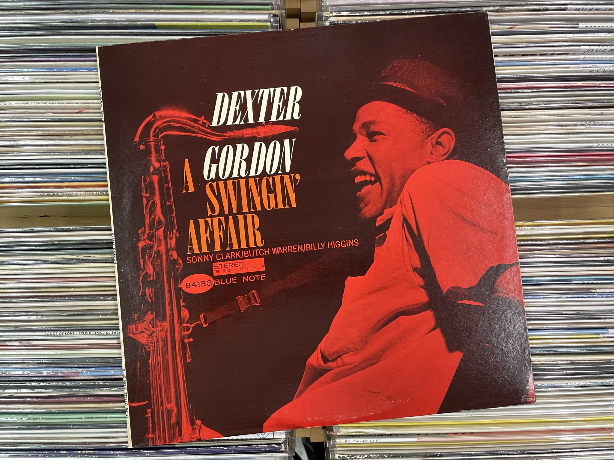 Dexter Gordon A Swingin' Affair レコード DEXTER GORDON - Dexter Gordon - A Swingin Affair LP (Blue