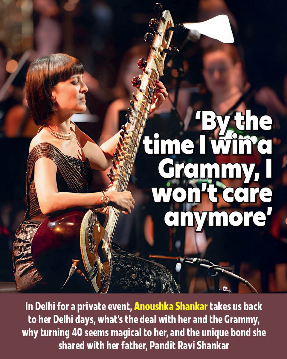 DelhiTimesTweet's tweet photo. With 11 Grammy nominations so far, sitarist #AnoushkaShankar has started to feel that she is Grammy’s eternal bridesmaid. “By the time I win, if I ever do, I’d be like I don’t care anymore,” she laughs

Read: https://t.co/4NzgOAZPuF

#inteview #delhi #panditravishankar #grammy https://t.co/JJ2rMRc7zH