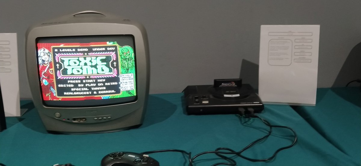 Y tenemos demo de toxic tomb para mega drive de parte de <a href="/PlayOnRetro/">PlayOnRetro</a> !!!