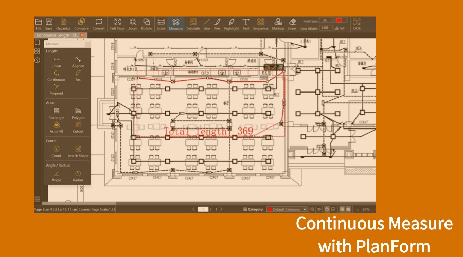 PlanFormPDF's tweet image. 📷 Measure continuously with PlanForm — draw multiple lengths in one go, fast and accurate!
Try it now on mobile and desktop. pdf.fastcadreader.com
#PlanForm #ContinuousMeasure #MeasureSmart