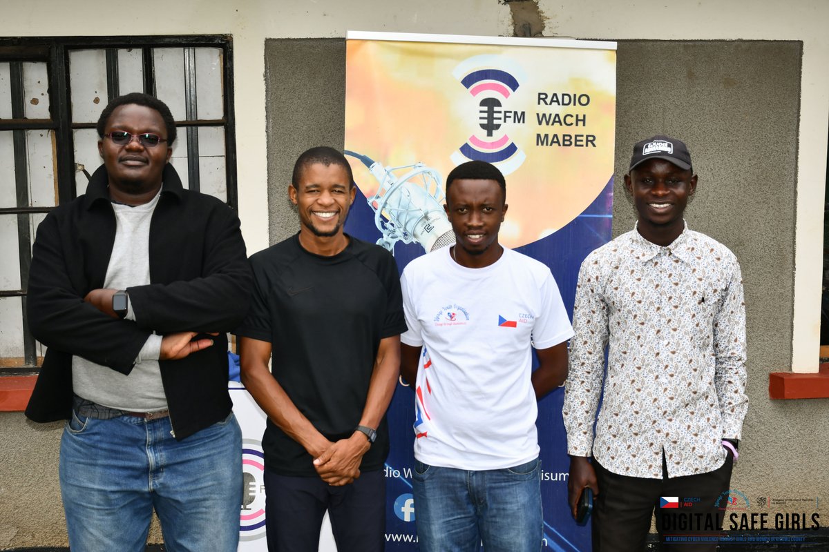 jijengeyouthorg's tweet photo. Local radios play a vital role in raising awareness and sharing information with communities. 
We held an engaging session on the impacts of cyber insecurity at Radio Wach Maber, empowering listeners to understand online risks and how to stay safe in the digital space. https://t.co/TQnYwQQIGY
