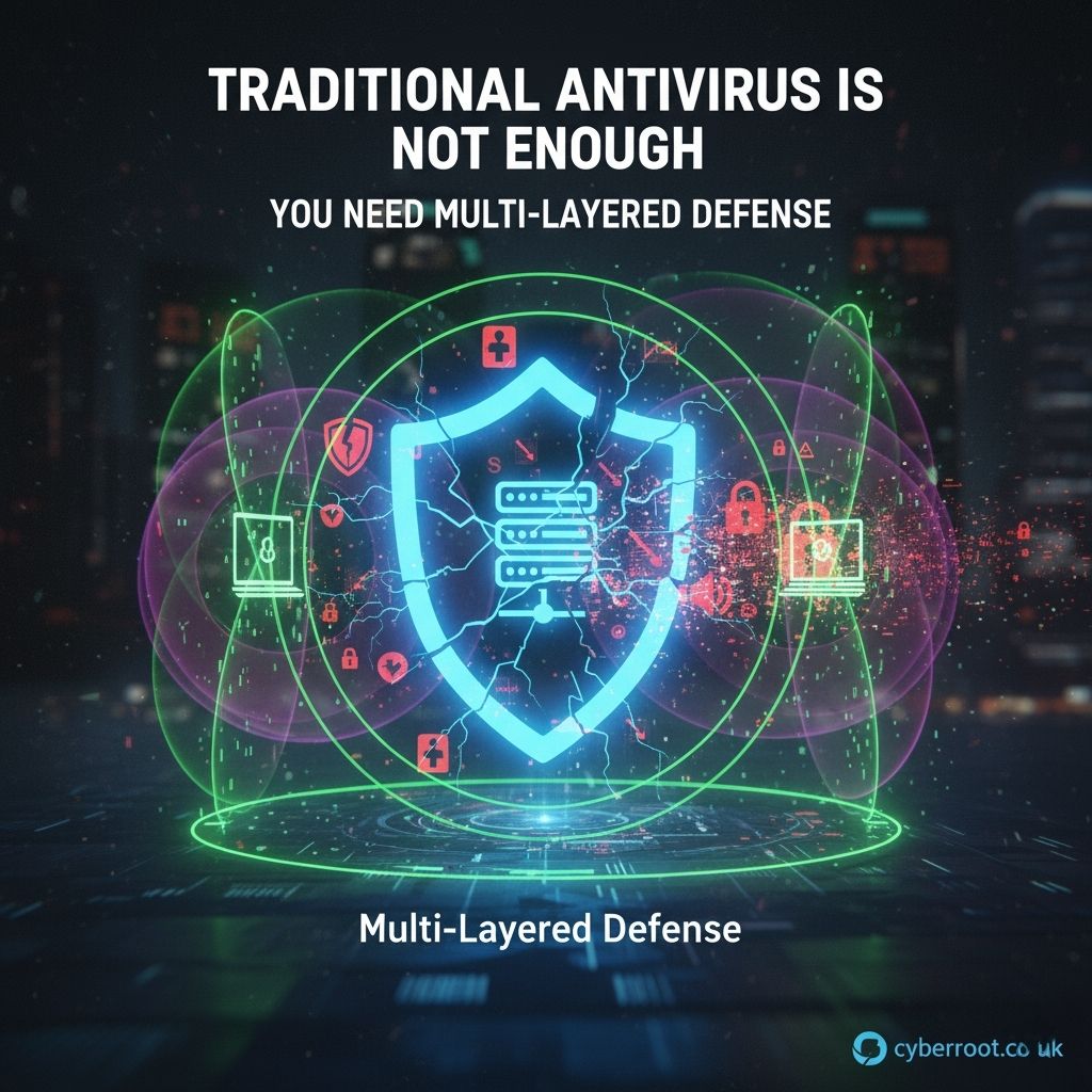 Cyber_Root_'s tweet image. While essential, traditional antivirus alone can&apos;t protect you from modern cyber threats. You need multi-layered defense. Discover what comprehensive protection looks like.
cyberroot.co.uk/the-ultimate-c…
#Antivirus #EndpointSecurity #LayeredSecurity #AdvancedThreats #CyberProtection