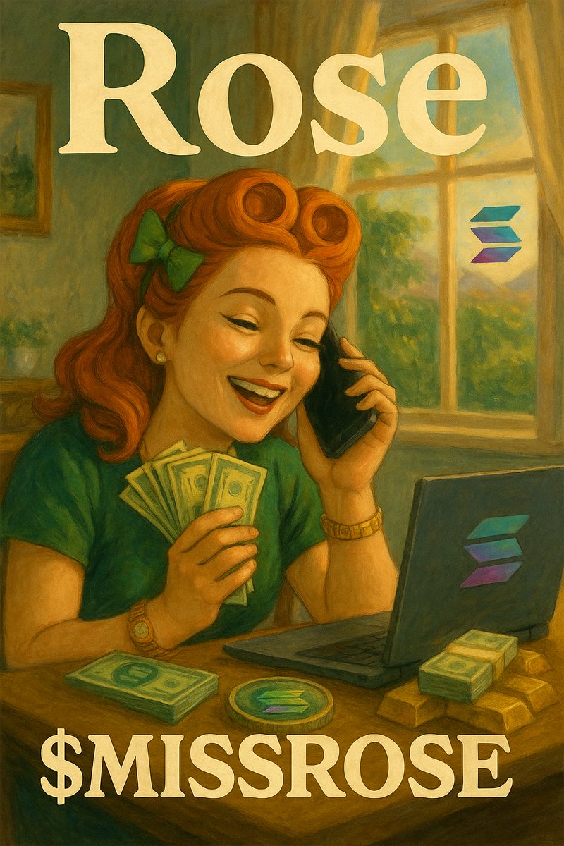MissRoseSol's tweet photo. The market moves fast… but true value takes time.
$MISSROSE is here to grow with patience, strength &amp; community 🌹✨

#MISSROSE #Solana #DeFi #CryptoWithHeart https://t.co/6Q1r2XF7f7