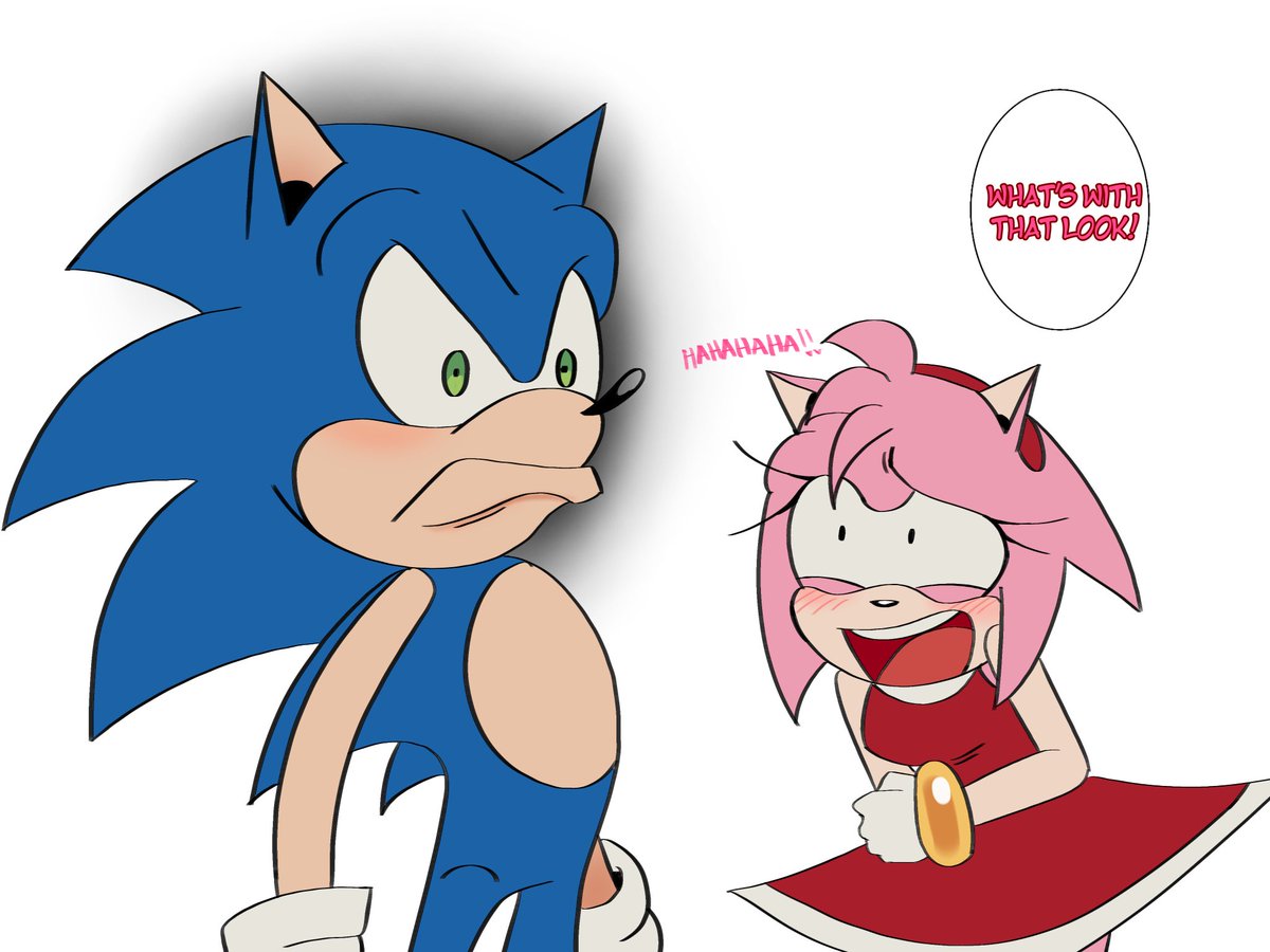 For the entire day, he hasn't smiled once😐

#SonAmy #SonicTheHedgehog #amyrose