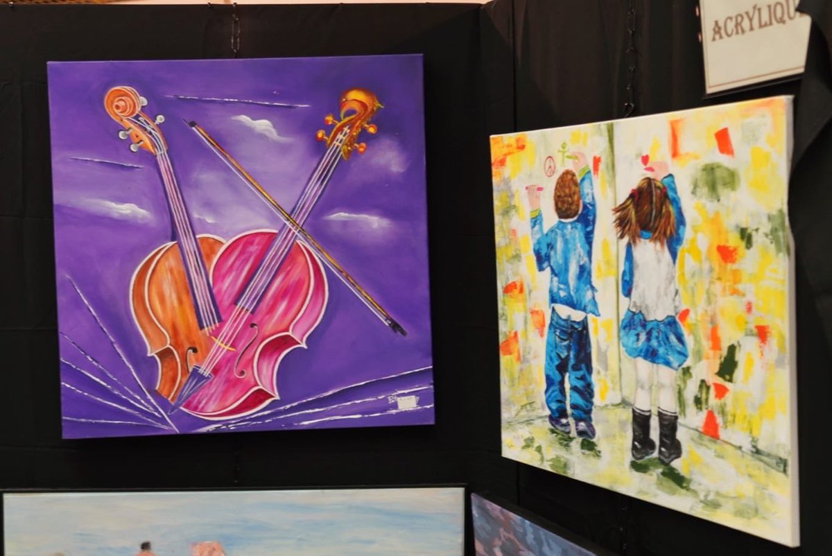 « Faites de la peinture », c’est l’invitation faite à tous les artistes antibois par mon amie Véra Ainson, présidente des Amis du #MuséePicasso.

Ce salon donne, chaque année, l’opportunité à une centaine d’artistes, dont de jeunes talents, d’exposer leurs œuvres souvent