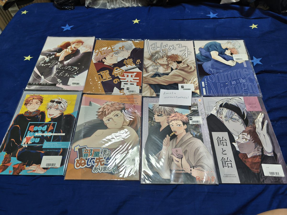 OmotakaA's tweet photo. โดจิน JJK เล่มละ100-.
คู่โกะโจXยูจิ 
โกะโจเมหลงมาเล่ม
ค่าส่ง40-.(ใส่ซอง) 50-.(ใส่กล่อง)
#พระเจ้าขายของ #ตลาดนัดมหาเวทย์ผนึกมาร #ตลาดนัดjjk #ตลาดนัดอนิเมะรวมด้อม #ตลาดนัดอนิเมะ #ตลาดนัดjujutsukaisen  #JujutsuKaisen
#โกะโจยูจิ https://t.co/2bbKZHNVRo