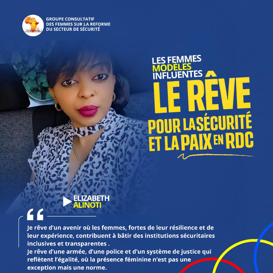 Lysa243al's tweet photo. Je rêve d’une République Démocratique du Congo où les femmes occupent pleinement leur place dans la réforme du secteur de la sécurité.
La sécurité d’une nation ne peut être durable que lorsqu’elle porte aussi le regard, la vision et la force des femmes. https://t.co/g9Mo7Ft3Az