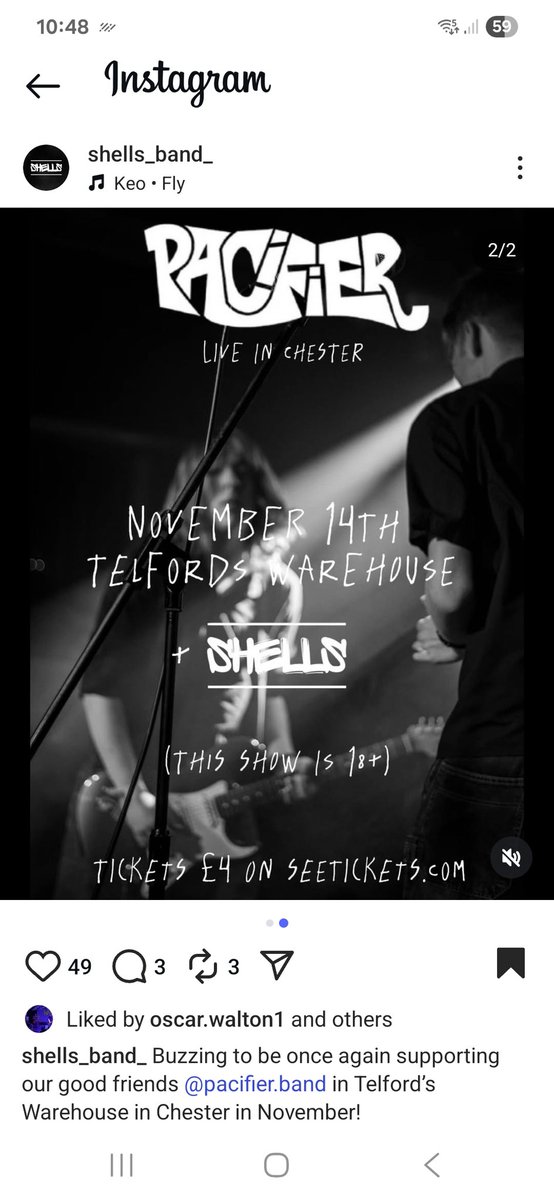 TheShells_Band tweet picture