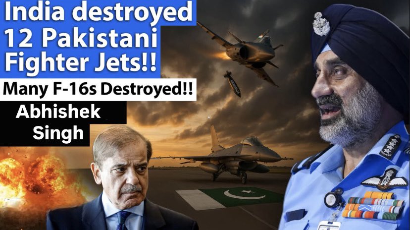 abhisheksingh_6's tweet image. 🇮🇳➡️🇵🇰 Indian military leaders make bold statements:
🔻Army Chief: "End terrorism to secure your map."
🔻India exposes HR violations in POK under blackout.
🔻Air Chief: F-16s destroyed in Operation Sindoor.
🔻Warning: "Next time, no restraint. Pakistan may disappear.…