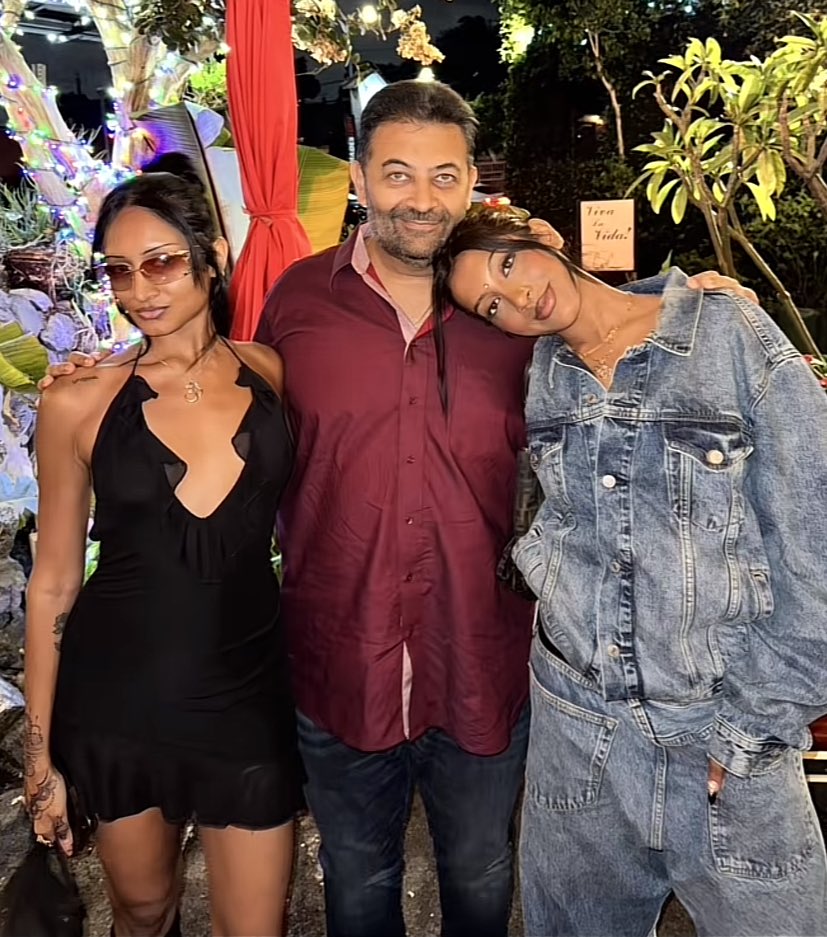 Sri Raj TURNS HEADS as he poses with fans during casual outing.