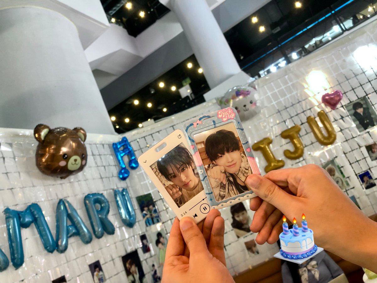 myatothez's tweet photo. มาหาเคย์จูกับอามารุแล้วว น่ารักมาก ♡！お誕生日おめでとう🎂✨ #GameOnMelody https://t.co/WcSRuGsYvw