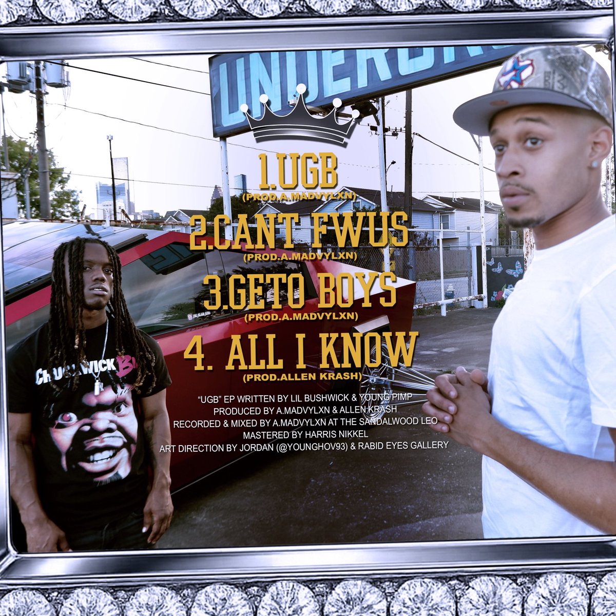 👥 Lil Bushwick x Yung Pimp 

💿 UGB ( Underground Ghetto Boys) 

🗓️ 10/12/25

2 Legacies 
1 Misson 

UGK x GETO BOYS 

linktr.ee/admin/links