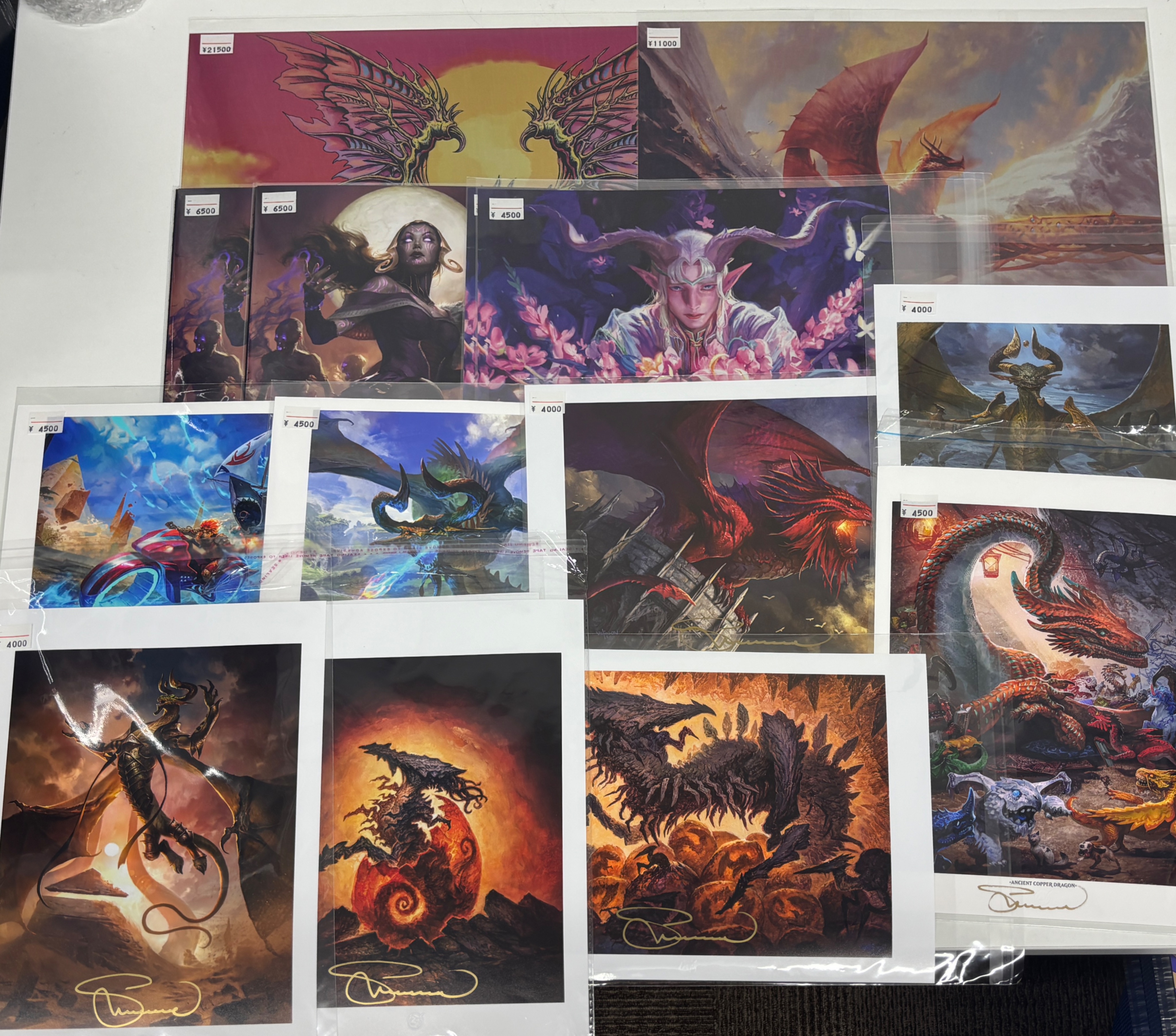 【3枚セット】MTG アートポスター　イラスト　アートプリント 3枚セット】MTG アートポスター イラスト アートプリント