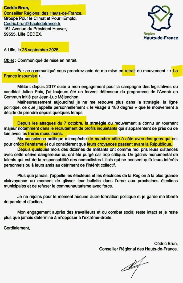 La roue tourne, et ce n'est que le début, d'accord, d'accord !!!
Le Front Republicain anti-RN est en train de laisser la place à  un Front Republicain anti-LFI, les rats commencent à quitter le navire.
