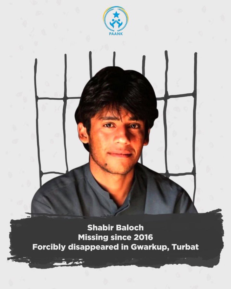 DrNaseemBaluch's tweet image. #SaveShabirBaloch 
Nine Years of Pain, Nine Years of Resistance: 

It has been nine long years since Shabir Baloch, a central information secretary of the Baloch Students Organization (BSO) Azad, was forcibly disappeared by Pakistani security forces. On October 4, 2016, he was…