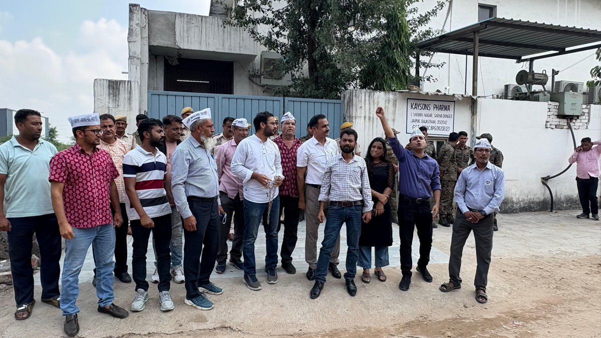 AAP Rajasthan tweet media