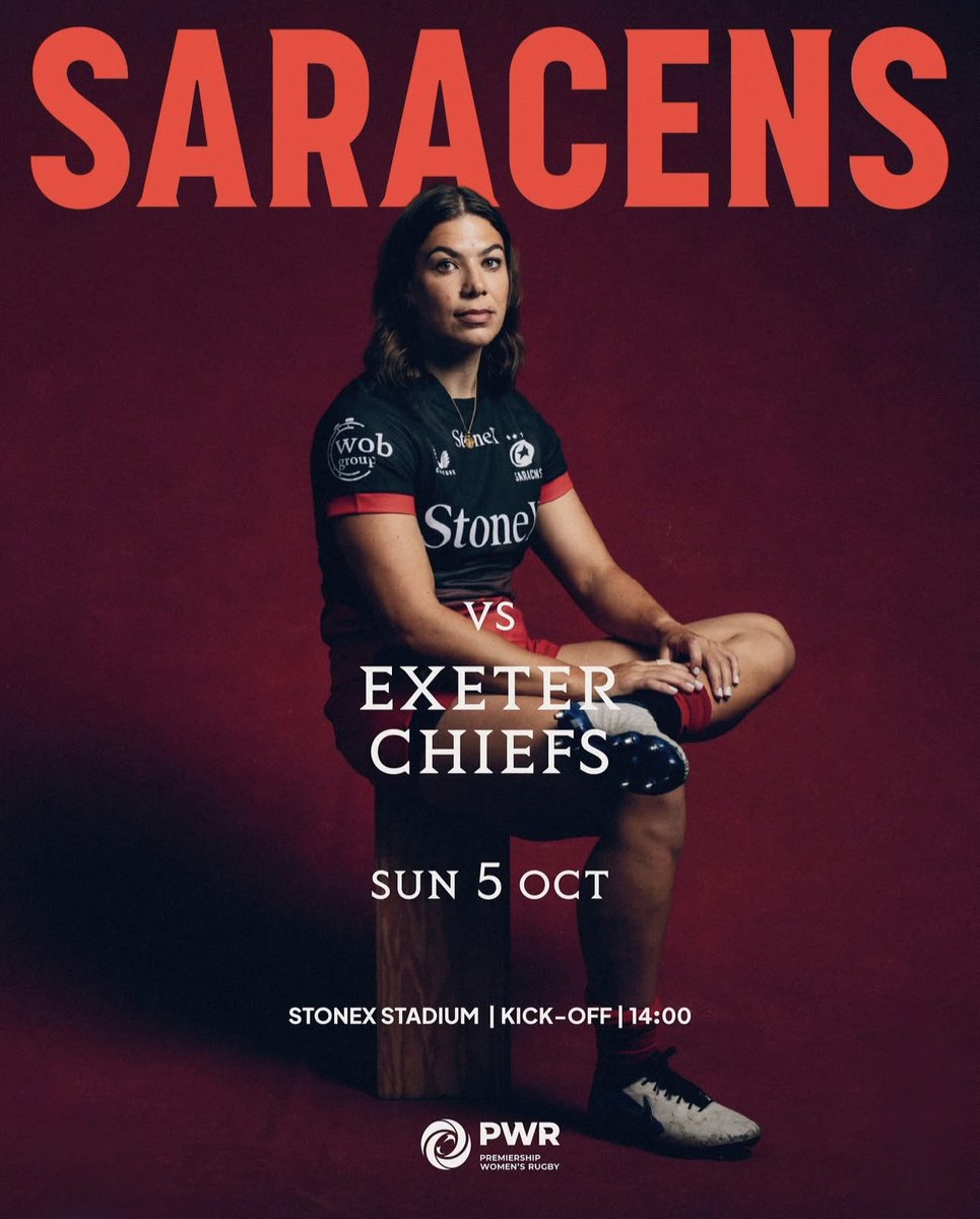 sarriessupport's tweet photo. 💥 StoneX Weekender 💥
Two huge games. One #SarriesFamily.
🗓️ Sat 17:30 – Men vs Bristol Bears
👑 Owen Farrell returns home. Malins faces his old club.
🗓️ Sun 14:00 – Women vs Exeter Chiefs
🏆 PWR Cup Semi-final. Unbeaten Sarries chase a place in the Final.
#SSA #NW4 ⚫️🔴 https://t.co/wcMEj6oD1O
