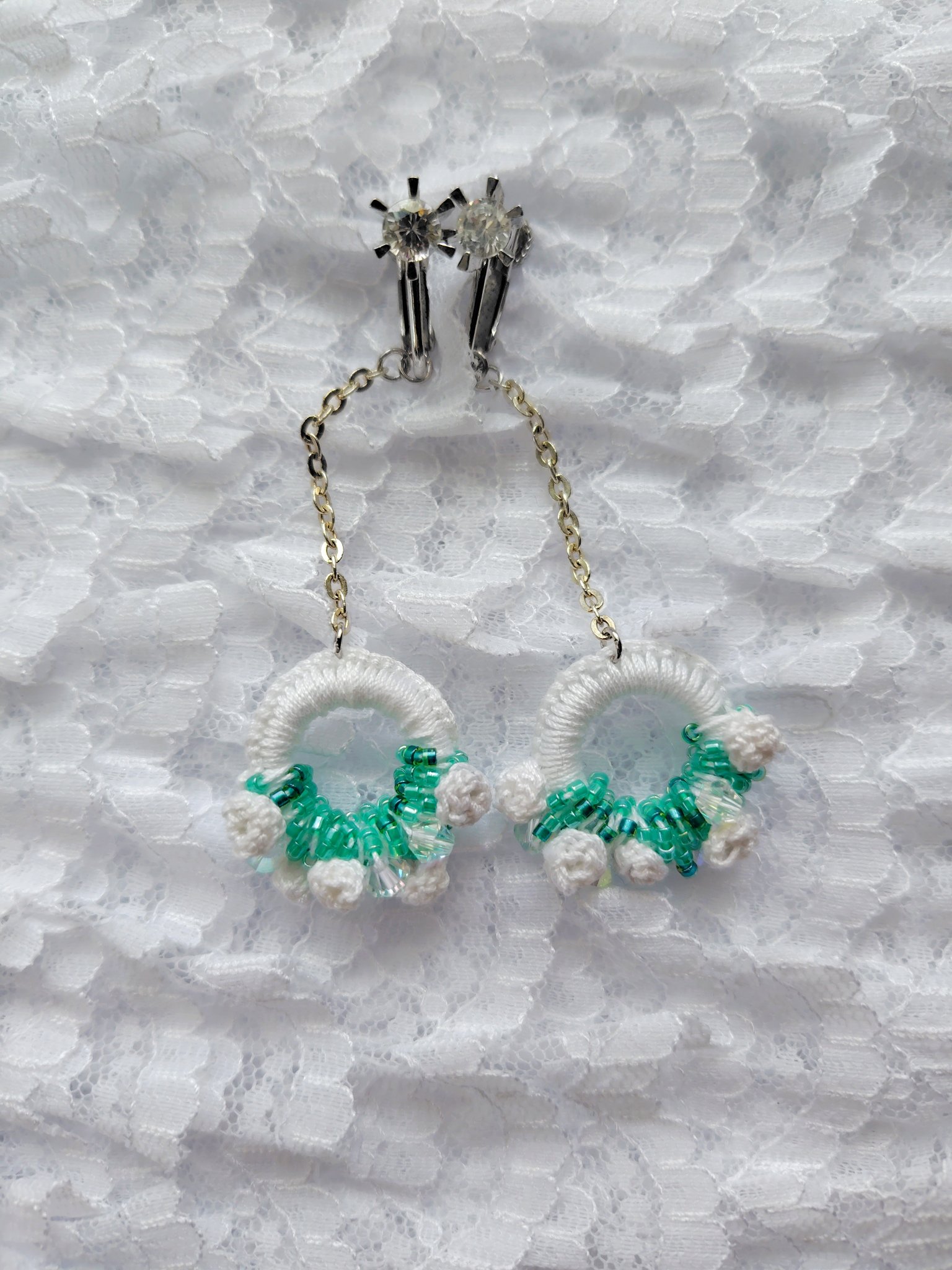 希少　⚜️工房むくの木⚜️　　　トレー　作家　　草花 オーダーヘッドドレス 花かんむりtsuchiya maki - Luck