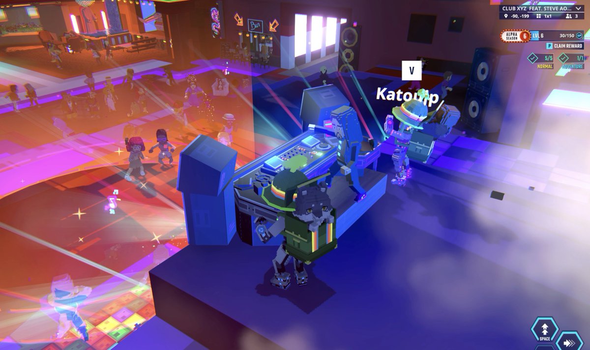 Say my name at the door to get in Club XYZ <a href="/TheSandboxGame/">The Sandbox</a>  tsbga.me/TheSandbox