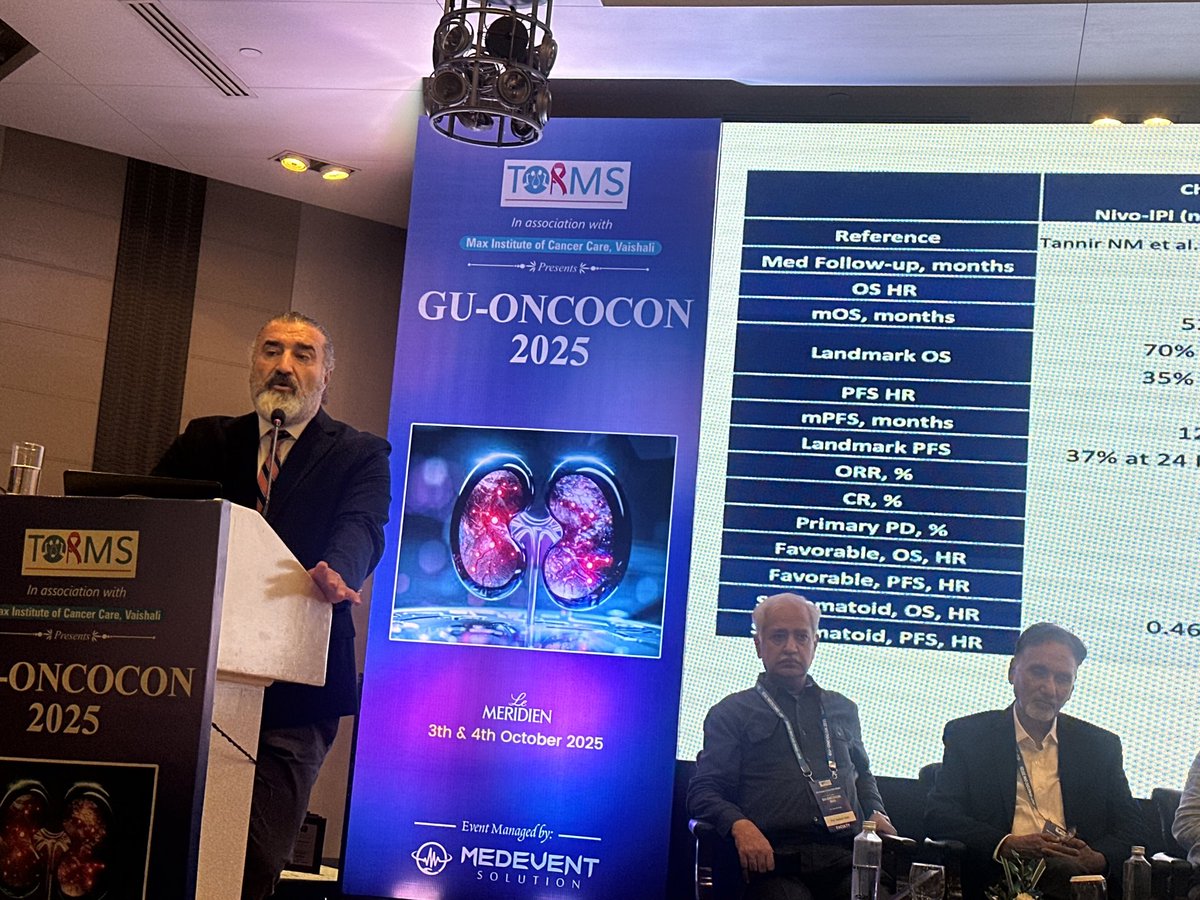 Garg_H's tweet image. Who other than @DrYukselUrun talking about recent updates in management of mRCC at #GUOncocon25 in Delhi…@shilpaonc @neerajaiims @DharamKaushik5 @DrAnshul_Gupta @SIU_urology  @MaxHealthcare  @ASCO
