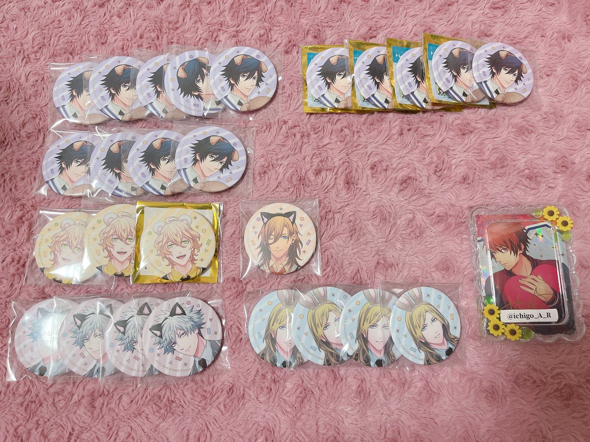 【交換】
うたプリ BGS FDD 缶バッジ

【譲】
那月3、トキヤ14、レン1、蘭丸4、カミュ4

【求】
音也・嶺二（友人分）

郵送にて交換希望📮（8日〜発送）
トキヤは音也との交換のみ。
お気軽にお声掛けください🌷