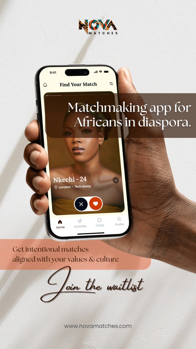 xlayeni's tweet image. You don’t like dating apps? That’s fair, I didn’t too. But you are trapped in the endless lifecycle of work and shifts. Even church, you no dey go, so where you were meet person marry? Twitter? 

Slim chance of finding someone intentional, with your values. They just wan nack!…