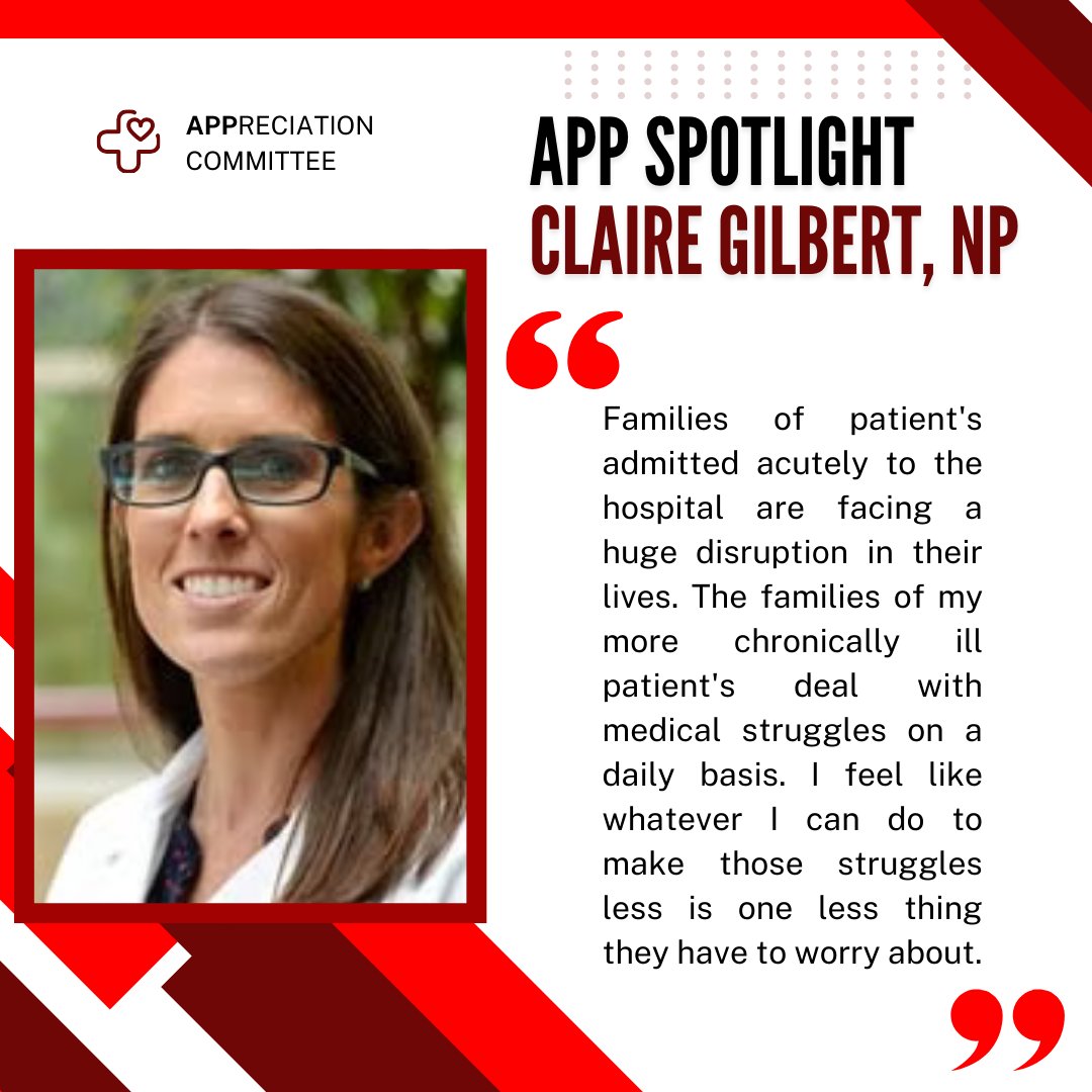 WakeMed's tweet image. Congratulations, Claire Gilbert, NP, for being recognized as the September 2025 APP Spotlight Recipient! 
👏❤️
Congratulations, Claire!
.
.
#WakeMed #APP #AdvancedPracticeProviders #PatientCare #WakeCounty #Award #WakeMedProud