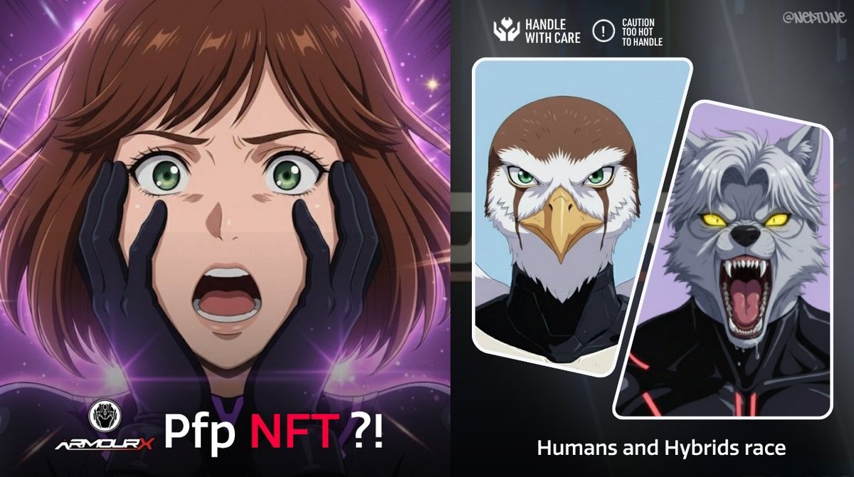 neptune_w3b's tweet image. Looks like @PlayArmourX by @Triumph_Games  is cooking something 🔥

Their upcoming PFP collection (?) 👀
is giving AI x creativity vibes  where art meets DNA

Imagine AI deciding the traits, would you still chase those rares? 👀

Humans ✅
Frogs ✅
Now hybrids are coming.

Next…