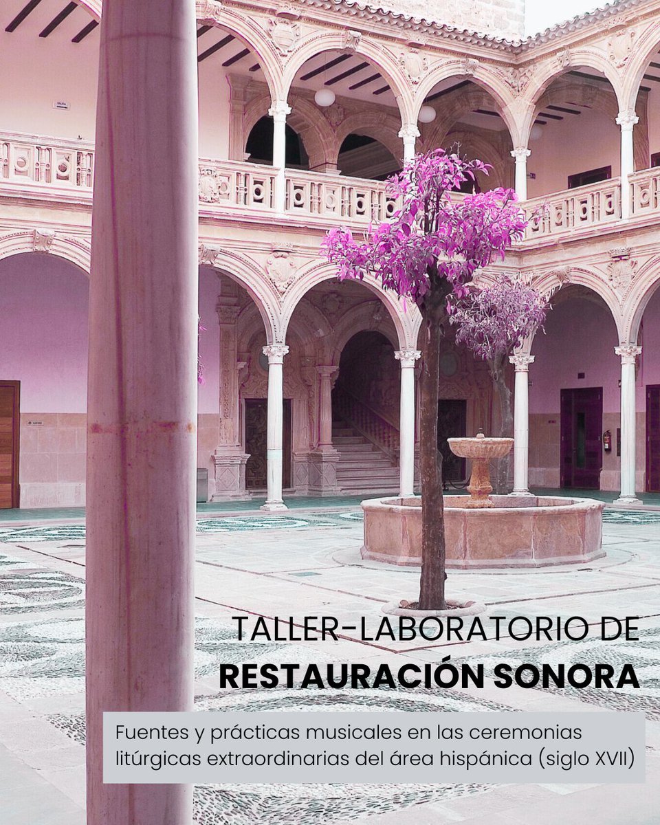 🎶✨ Primera cita confirmada del #FeMAUB2025 ✨🎶
Antes de desvelar toda la programación (10/10), adelantamos:

📚🎼 Taller-laboratorio de restauración sonora
Fuentes y prácticas musicales en ceremonias litúrgicas del s. XVII