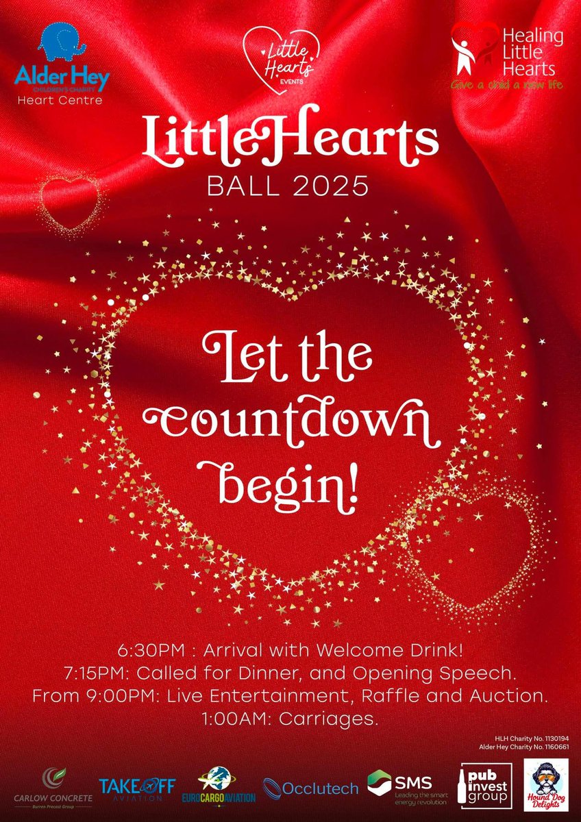 🪩💃❤️ Tonight’s the night - 2nd Little Hearts Ball, grab your dancing shoes we’ll see you there! ❤️💃🪩