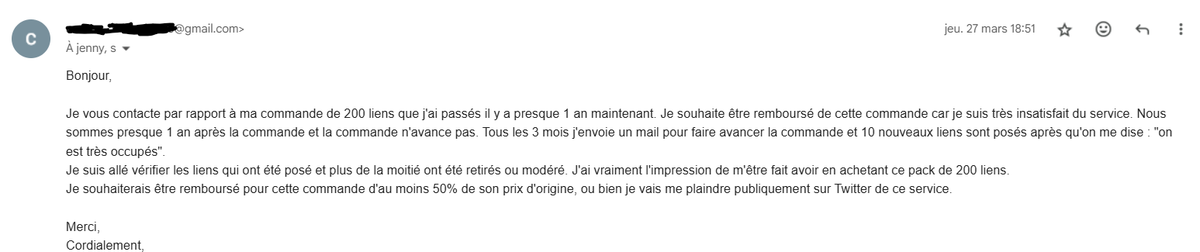LadsousT's tweet photo. @Shinobindaclub @ZalidanTV Pour Info, ma première demande remboursement datant du 27 mars 2025, il y a plus de 6 mois : https://t.co/yDjEDquTP9